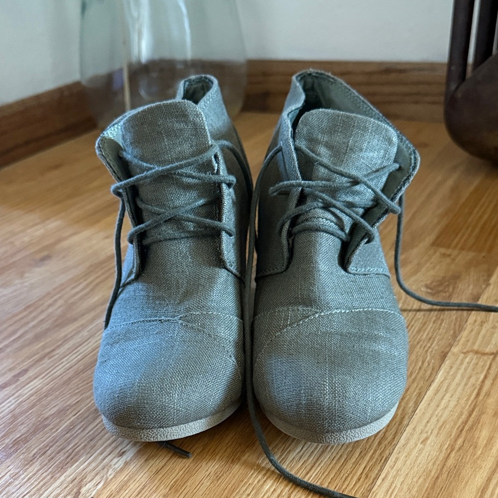 Maurices Olive Green Ankle Boots